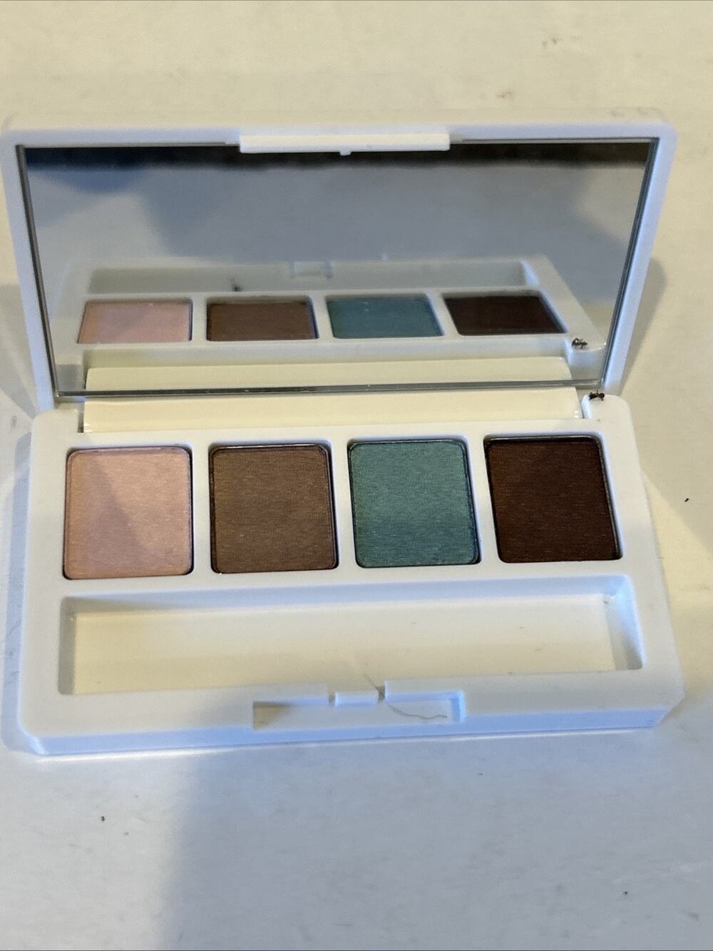 Clinique All About Shadow Quad Eyeshadow 03 MORNING JAVA 38 BLUSHED... .08 Oz
